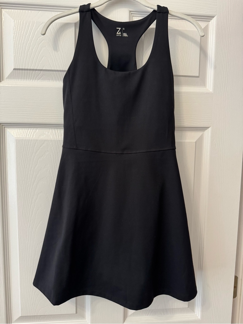 Zella Black Racerback Skater Dress
